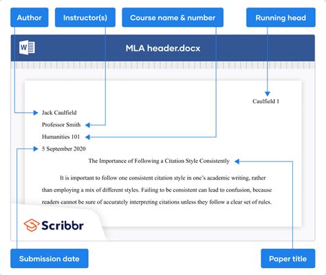 how to make a header in word mla format
