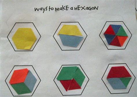 How To Make A Hexagon With Different Shapes