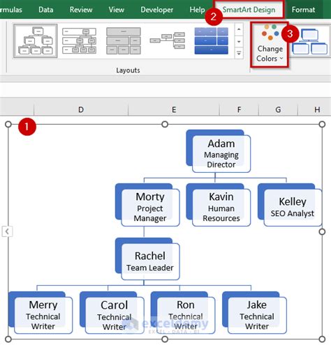 How To Make A Hierarchy Chart On Excel