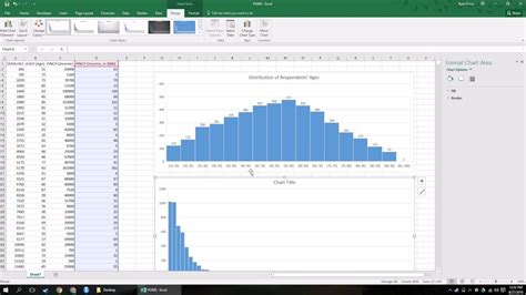 how to make a histogram in excel youtube