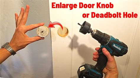 How To Make A Hole In A Door