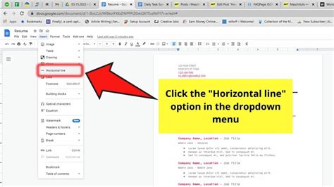 how to make a horizontal checklist in google docs
