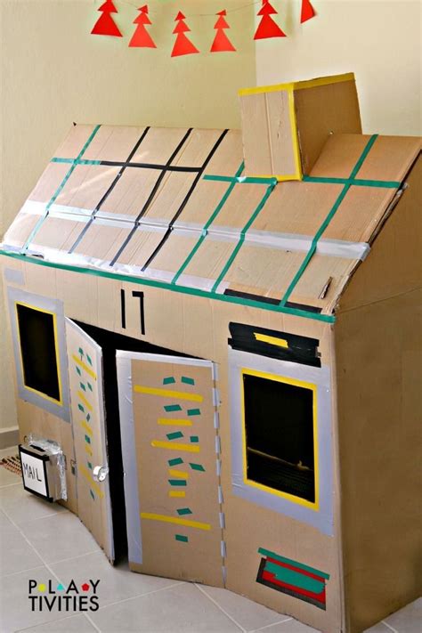 how to make a house out of cardboard