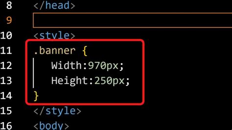 How To Make A Html Banner