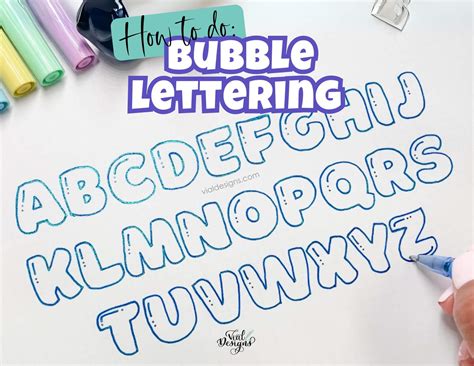 How To Draw Bubble Letters Easy Graffiti Style Lettering Bubble