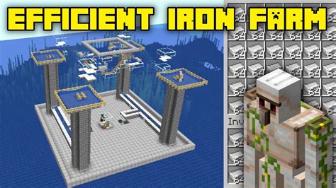 How To Make A Iron Farm In Minecraft Java Edition