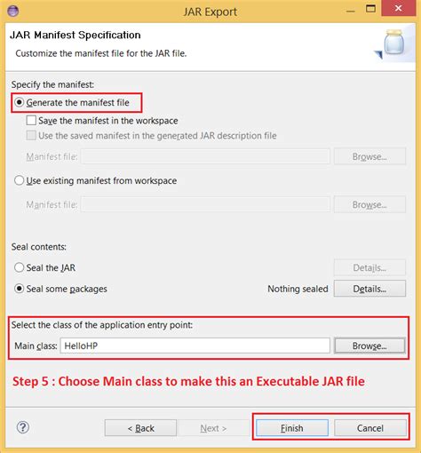 how to make a jar file executable