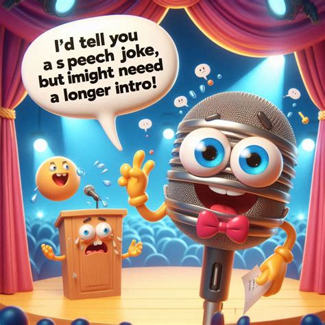 how to make a joke in a speech