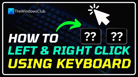 How To Make A Keyboard Key Left Click