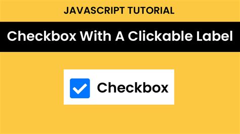 How To Make A Label Clickable In Html