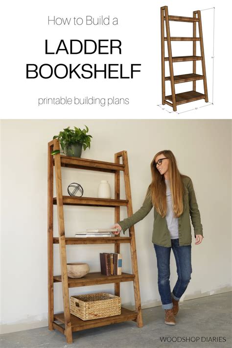 How To Make A Ladder Bookshelf