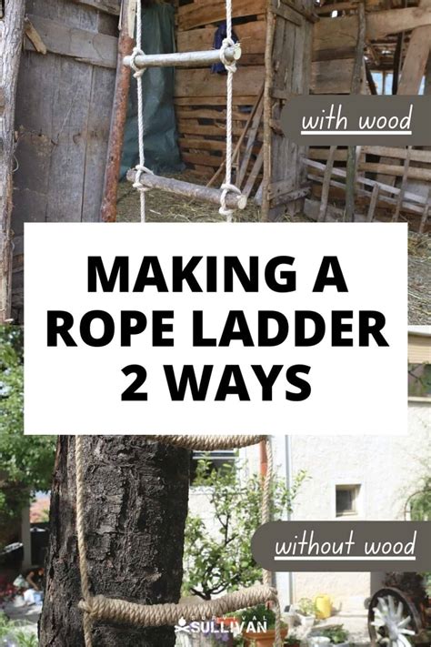 How To Make A Ladder From Rope