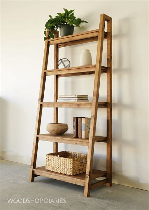 How To Make A Ladder Into A Bookshelf