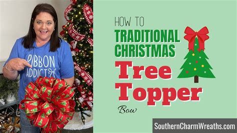 How To Make A Large Bow For A Tree Topper
