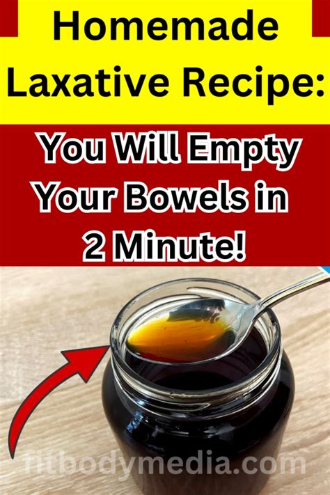 how to make a laxative work better