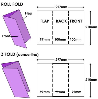how to make a leaflet with a4 paper