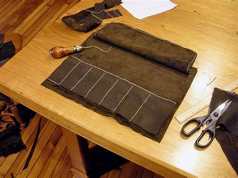 How To Make A Leather Chisel Roll