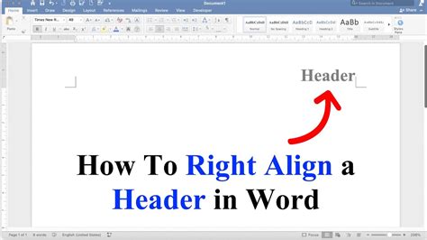 How To Make A Left Side Header In Word