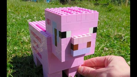 how to make a lego minecraft pig