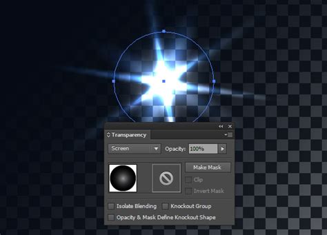 how to make a lens flare in illustrator