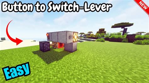 how to make a lever switch on and off in minecraft