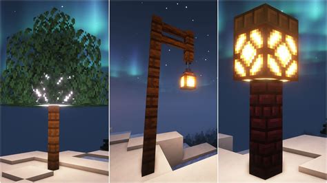 How To Make A Light Post In Minecraft