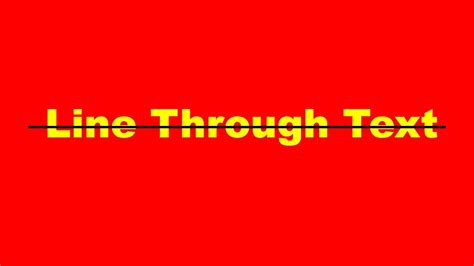 how to make a line through a word on google docs