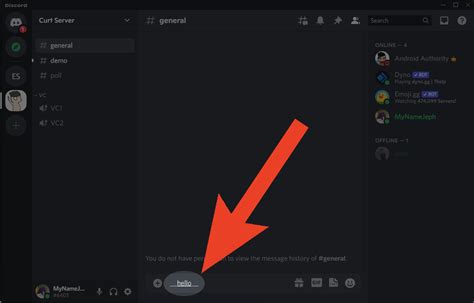 how to make a line under text in discord