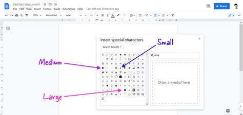 how to make a little 1 in google docs