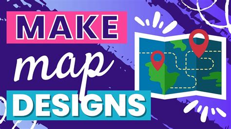 how to make a location map in canva