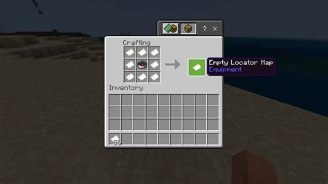 how to make a locator map in minecraft java