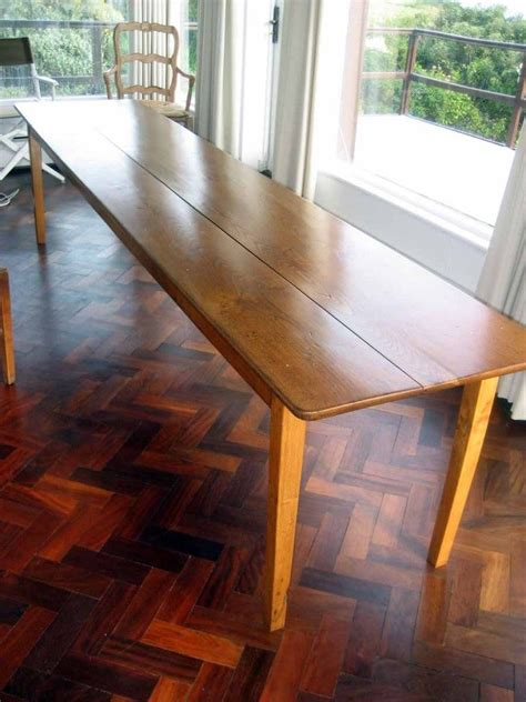 How To Make A Long Narrow Dining Table