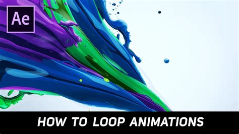 How To Make A Loop Animation In After Effects