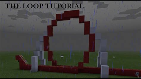 How To Make A Loop On A Roller Coaster In Minecraft