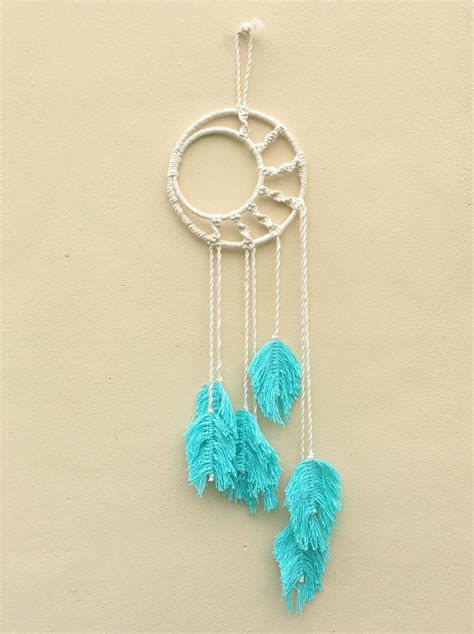 How To Make A Macrame Wall Hanging Dream Catcher With Feathers Tutorial