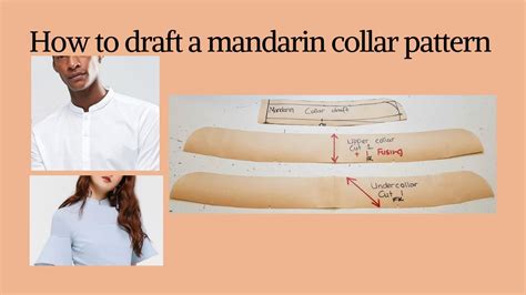 how to make a mandarin collar pattern