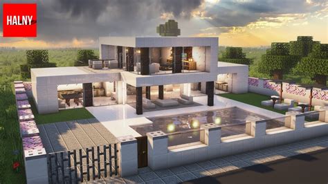 how to make a mansion in minecraft with a pool