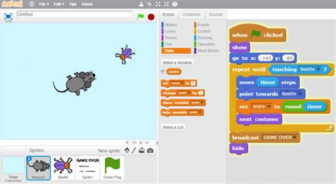 how to make a map game in scratch