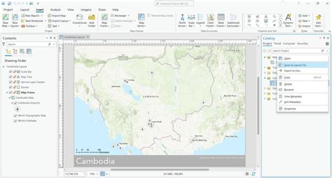 how to make a map template in arcgis pro