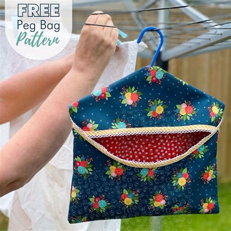 How To Make A Material Peg Bag