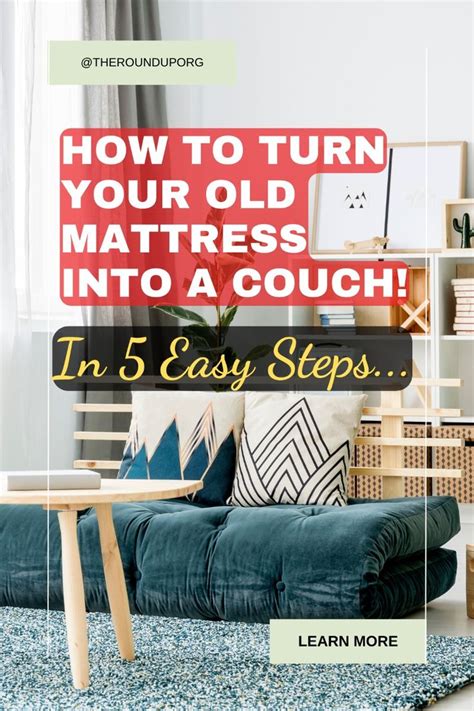 How To Make A Mattress Into A Couch