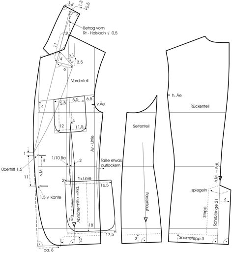 how to make a men's coat pattern