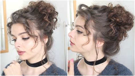This How To Make A Messy Curly Bun For Short Hair