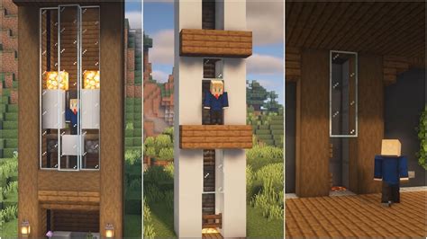 how to make a minecraft elevator going down