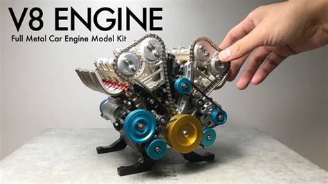 how to make a mini car from v8 engine