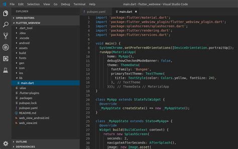 how to make a mobile app using flutter