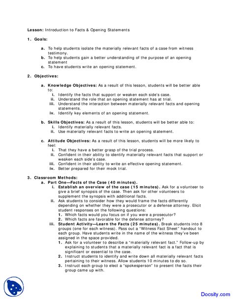 how to make a mock trial
