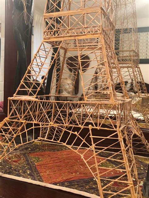 How To Make A Model Of The Eiffel Tower With Toothpicks