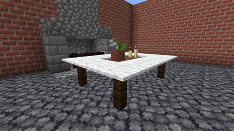 How To Make A Modern Table In Minecraft