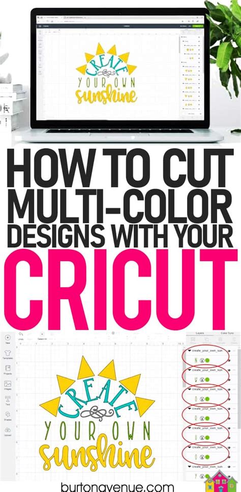 how to make a multicolor image on cricut